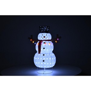 Wovenbyrd Holiday Time Light-Up Lantern Snowman Family Christmas Decoration, - 1 of 1