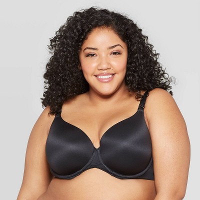 Women's Nursing Full Coverage T-Shirt Bra - Auden™ Black 40DD