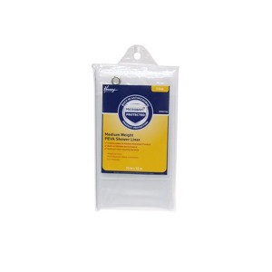 Kenney 72 in. H X 70 in. W Clear Shower Curtain Liner PEVA 4.8 Gauge Mediumweight - 1 of 1