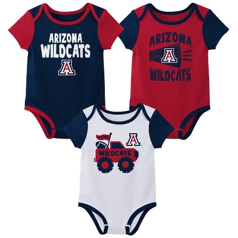 NCAA Arizona Wildcats Infant Boys' 3pk Bodysuit - image 1 of 4