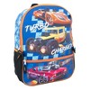 Hot Wheels Burning Rubber 5 Piece Backpack Set for Boys, Featuring Turbo Charged Race Cars, Kids School Bag, Blue - 3 of 4