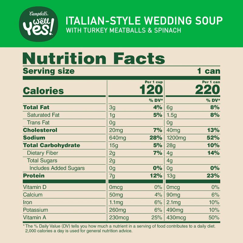 Campbell&#39;s Well Yes! Italian-Style Wedding Soup - 16.1oz, 5 of 11