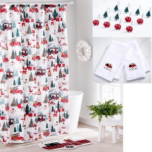 Christmas Camper Set of 2 Hand Towels - 1 of 4