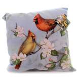 Home & Garden 17.0" Spring Cardinal Pillow Climaweave Manual Woodworkers And Weavers  -  Decorative Pillow