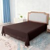 Brushed Microfiber Flat Sheet Only, Super Soft Hotel Quality Top Sheet - NTBAY - 4 of 4