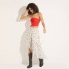 Women's Flower Strapless Knit Top - Wild Fable™ - 3 of 4