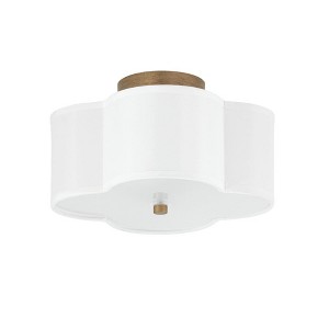 Capital Lighting Quinn 2 - Light Semi-Flush Mount in  Brushed Gold - 1 of 3