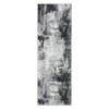 Boho Area Rug 2' x 6' Gray, Washable Bedroom Rug with Non-Slip Backing, Low Pile Floral Carpet Runner for Bedroom, Entryway, Living Room Decor - 2 of 4