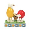 Jim Shore 6.25 In An Egg-Cellent Hunt M&M's Red & Yellow Characters Figurines - 3 of 4