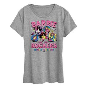 Women's - Barbie - The Rockers World Tour 1987 Short Sleeve Graphic T-Shirt - 1 of 4