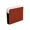 Staples 3-1/2" Heavy-Duty Expanding Pockets Letter Size Brown 10/BX 704358 - 2 of 4