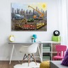 Stupell Industries Construction Trucks Skyline Canvas Art - 3 of 4