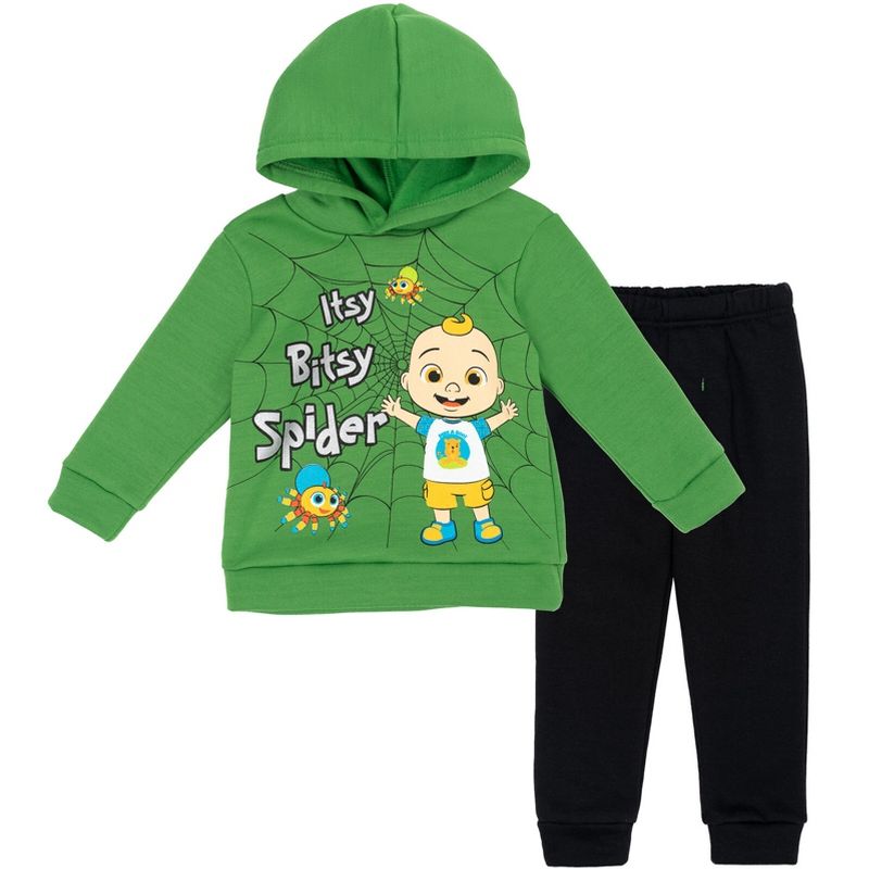 CoComelon JJ Pullover Hoodie and Pants Outfit Set Infant to Toddler, 1 of 7