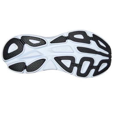 HOKA Men's Bondi 8 Running Shoes Black/White, Size 9.5 — фото 4