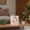 Christmas Table Decorations Christmas Decor Indoor Home Room Cardinals Office Bathroom Wood Box Sign - 4 of 4