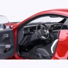 Ford Mustang Shelby GT500 Rapid Red Metallic with Black Stripes 1/18 Model Car by Autoart - 4 of 4