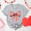 Simply Sage Market Women's Coquette Hearts Short Sleeve Graphic Tee - 2 of 4