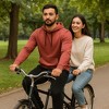 Burnside Men's Soft Midweight Hoodie Sweatshirt | Heather Red - 3 of 4