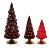 Christmas 7.0" Small Hued Trees Set / 3 Christmas Decorate Decor Mantle Cody Foster  -  Decorative Sculptures - 2 of 3