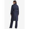 Jessica London Women's Plus Size Refined Denim Trench Coat - 3 of 4