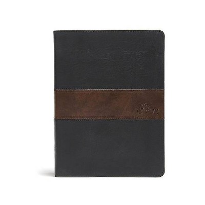 CSB Spurgeon Study Bible, Black/Brown Leathertouch(r) - by  Csb Bibles by Holman & Alistair Begg (Leather Bound)