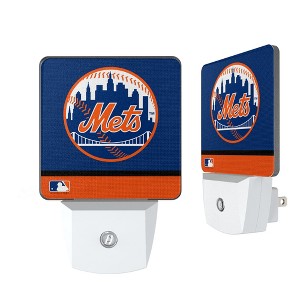 MLB National League Teams Stripe Night Light 2-Pack - 1 of 4