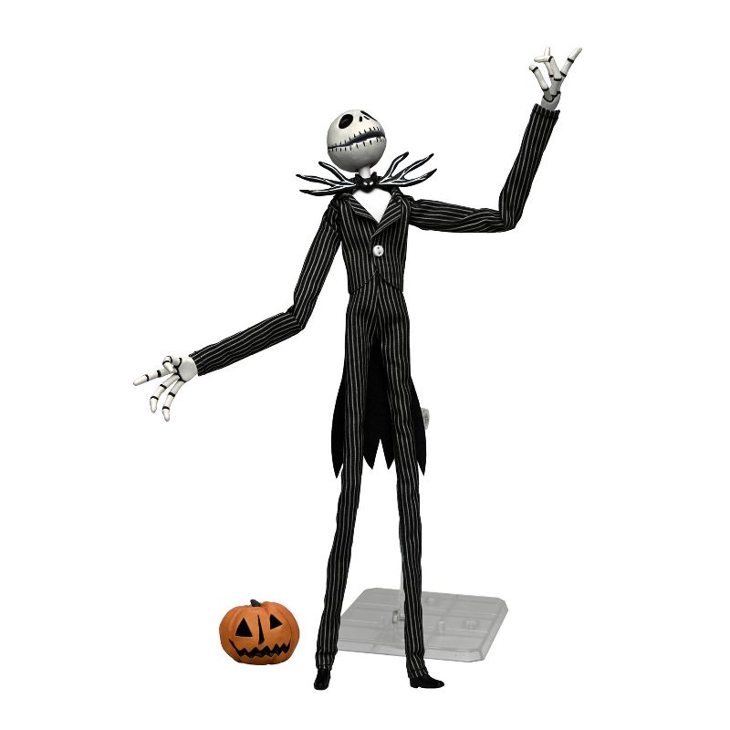 NECA The Nightmare Before Christmas Jack Skellington with Pumpkin 9&#34; Articulated Figure, 5 of 7