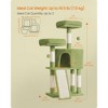 Feandrea 45.3″ H Cat Tree Cat Tower, Multi-Level Cat Play House, Climbing Tree - 4 of 4