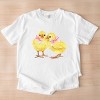 Simply Sage Market Coquette Yellow Chicks Garment Dyed Tee - 3 of 4