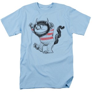 Men's Where The Wild Things Are Line Art T-Shirt - 1 of 4
