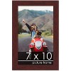 PosterPalooza | Photo Size Classic Modern Brown Frame - UV Acrylic, Foam Board Backing, Hanging Hardware - 3 of 4