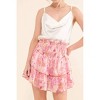 Women's Printed Lurex Tiered Skort - And The Why - 4 of 4