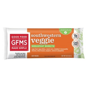 Good Food Made Simple Southwestern Veggie Frozen Burrito - 5oz - 1 of 4