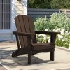 Hyleory HDPE Folding Adirondack Chair  – Weather-Resistant Outdoor Lounge Chair - 2 of 4