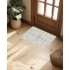 Ultra-Thin Floral Area Rug - Stain Resistant Non-Slip Large Carpet for Living Room, Dining Room Home Office - 2 of 4