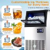 AMERLIFE Freestanding Commercial Ice Makers with Storage Capacity, Stainless Steel, Self-Cleaning, Ideal for Home, Bar & Restaurant Use - 4 of 4
