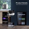 Kismile Mini Fridge 4.5 Cubic Feet 145 Cans Freestanding Beverage Refrigerator with Glass Door - 4 of 4