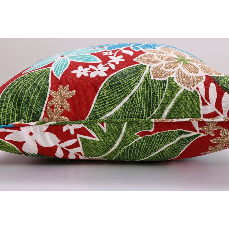 Bora Cay 2pc Outdoor/Indoor Throw Pillows Red - Pillow Perfect, 3 of 8
