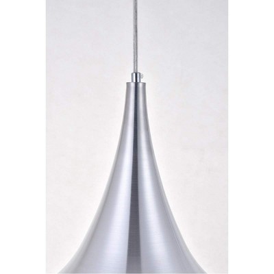 Circa Modern Aluminum Teardrop Pendant - 11.5" x 15"