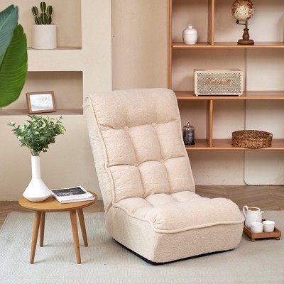 Folding Sofa Chair With Adjustable Backrest, Couch Recliner With Built In Springs