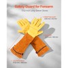 VEVOR Gardening Gloves, Thorn Proof & Puncture Resistant Garden Gloves with Elastic Cuff, 17.5 in Long-Sleeve Glove, Size M, Yellow&Orange - 4 of 4