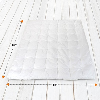 Twin White Down Alternative Cotton Comforter