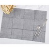 Saro Lifestyle Artisan Block Print Placemat (Set of 4), Blue, 14"x20" - 4 of 4