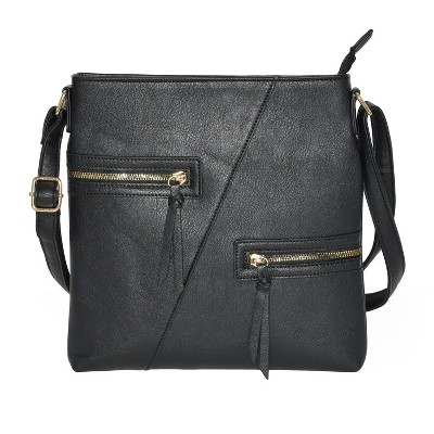 NICCI Ladies' Crossbody Bag with Zipper Pockets
