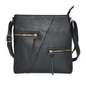 NICCI Ladies' Crossbody Bag with Zipper Pockets - 1 of 4