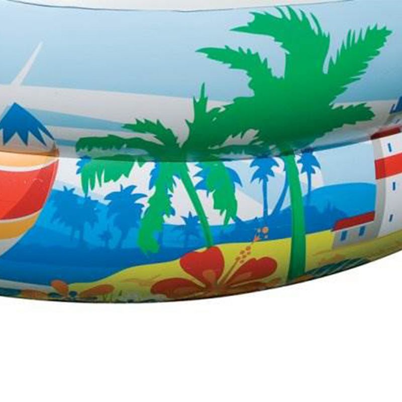 Intex 8.6ft x 5.25ft x 18in Swim Center Inflatable Ocean Side Swimming Pool, 3 of 7
