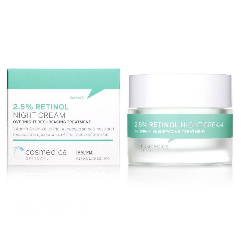 Cosmedica Skincare 2.5% Retinol Facial Night Cream - 1.76oz, 1 of 9