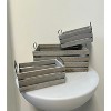 Essential Decor & Beyond 3-Piece Set Wooden Box with Handle Accent Decor in Gray Color - 2 of 4