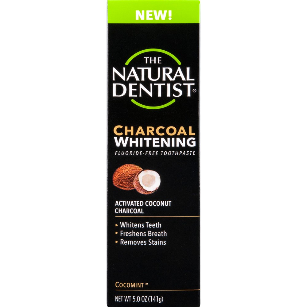 Photos - Toothpaste / Mouthwash The Natural Dentist Charcoal Whitening Toothpaste - Cocomint - 5oz 