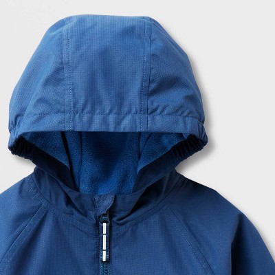Детские куртки Cat & Jack Toddler Boys' Full Zip Softshell Jacket - Cat & Jack™ Blue 4T — фото 4